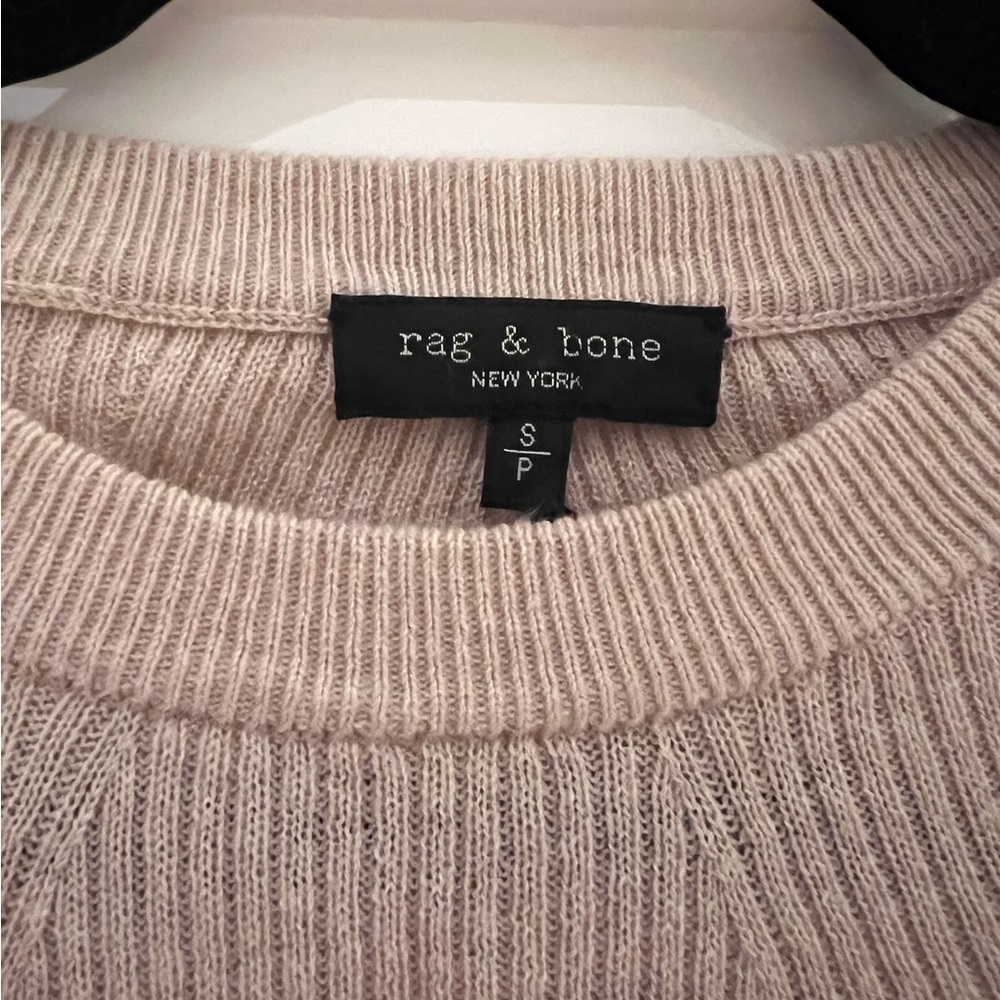 Rag & Bone ‘Kate Striped Cotton Cashmere Long Sleeve’ Size Small - Picture 4 of 4